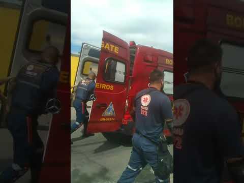 Acidente na Av. Frei Gaspar em São Vicente - Causas Desconhecidas