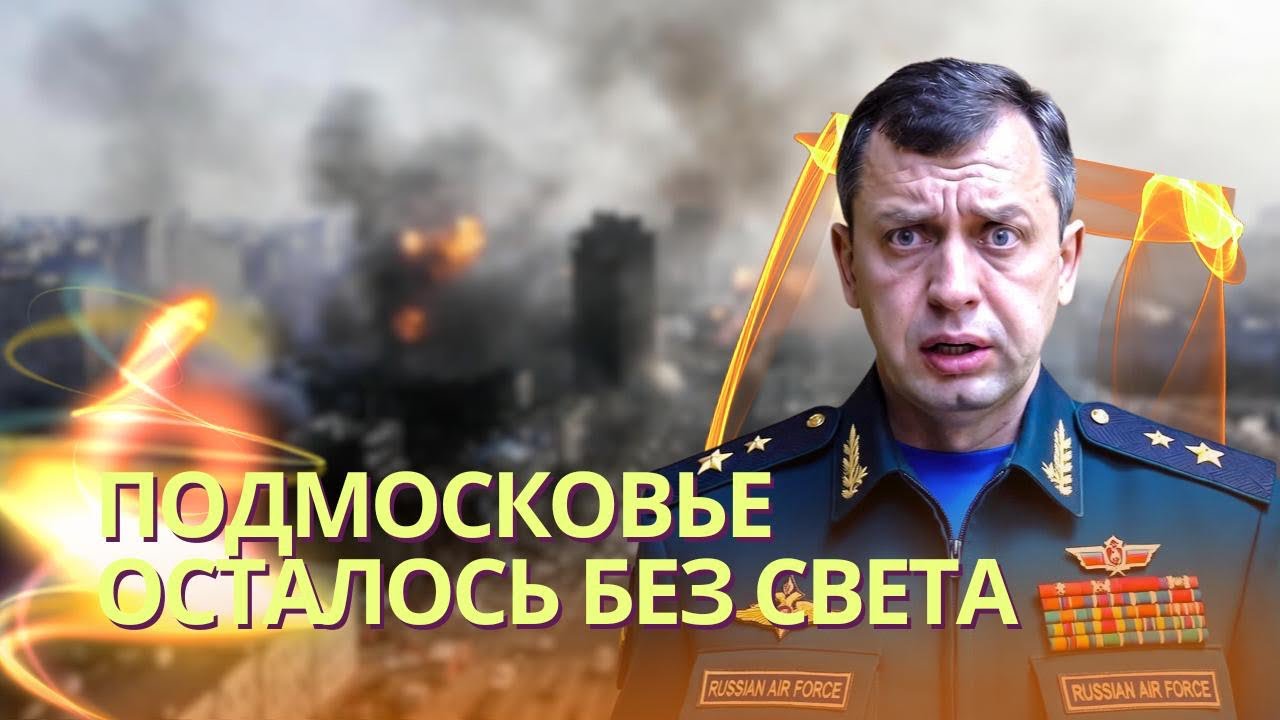 Подмосковье сидит без света из-за атаки БПЛА | МО РФ показало откуда готовило