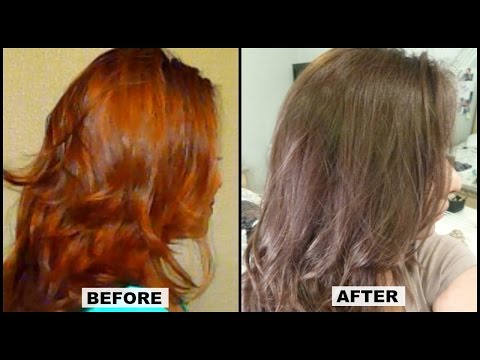 How to Tone Brassy Orange Hair at Home w/ Results │ L'Oreal Paris Mousse Hair Dye Review Video