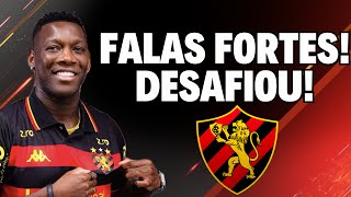 SPORT APRESENTOU PATRICK DE PAULA! ELE FALOU PALAVRAS FORTES...