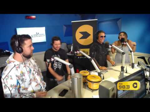 Daddy Yankee  Con Los Pichy Boys  en La Gozadera de Mix 98.3 FM de 6-10 am