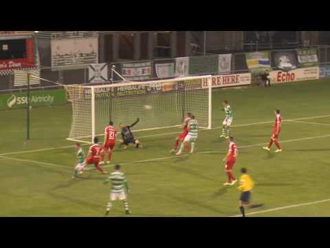 James Doona winner in EA SPORTS Cup semi final v Cork City 07-08-17