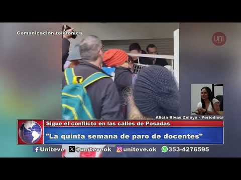 Sigue el conflicto en las calles de Posadas