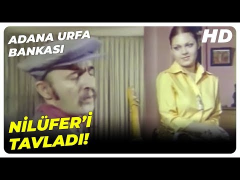 Adana Urfa Bankası - Ökkeş, Nilüfer'i Tavlamak İçin Para Saçıyor! | Ali Şen Eski Türk Filmi