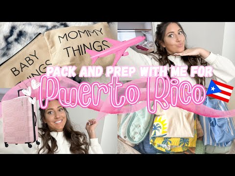 🧳🇵🇷✈️💚PACK AND PREP WITH ME FOR PUERTO RICO| First time traveling with a baby