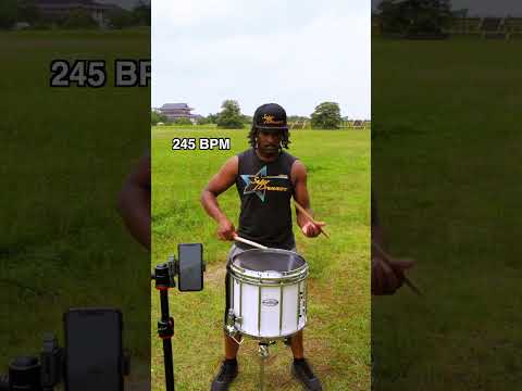 245 BPM Quadruple Stroke Roll