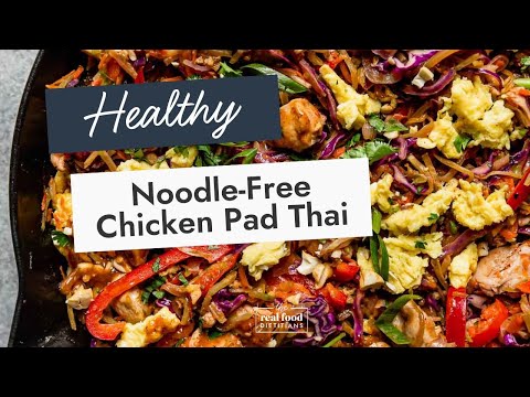 Healthy Chicken Pad Thai