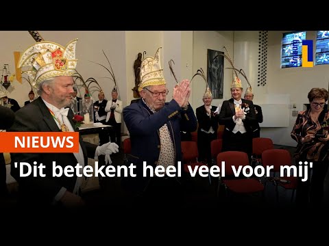 Frans Theunisz ontvangt Gouden Narrenkap