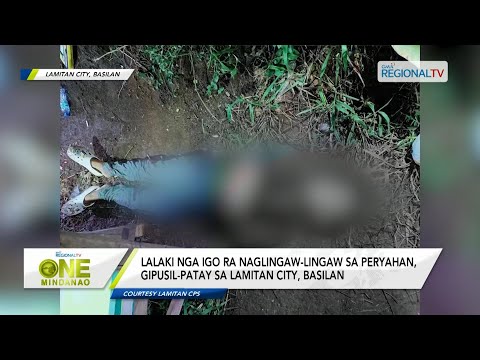 One Mindanao: Lalaki nga naglingaw-lingaw sa peryahan, gipusil-patay sa Lamitan City