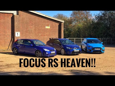 Focus RS showdown! Mk1 vs Mk2 vs Mk3 Focus RS - Back to back drives!