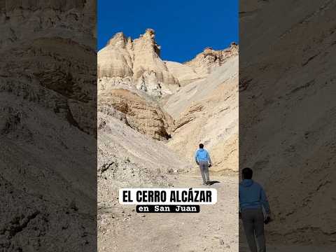 😮 Parece un castillo medieval (pero es natural!!) | Cerro Alcázar, en #Calingasta, #sanjuan