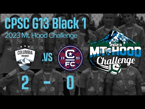CPSC G13Black1 2023 MtHoodChallenge - Game 1 vs. Capital FC 13G Black (2-0)