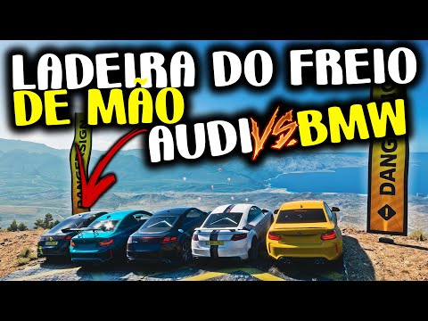 GOING DOWN THE HILL WITH THE HANDBRAKE ON - AUDI TT RS VS BMW M2 - FORZA HORIZON 5 GAMEPLAY