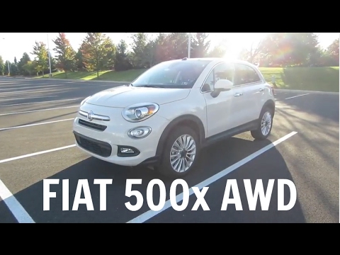 2016 Fiat 500x Trekking AWD SUV - Rental Car Tour and Full Review