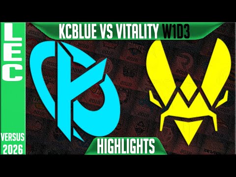 KCB vs VIT Highlights | LEC W1D3 2026 Versus | Karmine Corp Blue vs Team Vitality