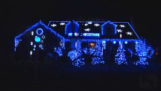 Faeries - Mannheim Steamroller Christmas Lights (Wilmette, IL) 2012