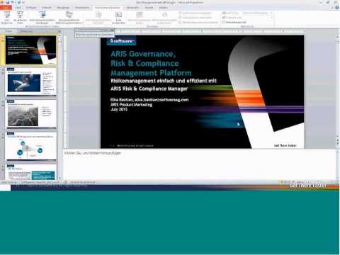ARIS GRC: Risikomanagement einfach und effizient mit ARIS Risk & Compliance Manager