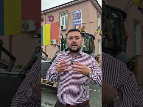 Primul buldoexcavator nou pentru Serviciul Local de Salubrizare a ajuns la Lumina