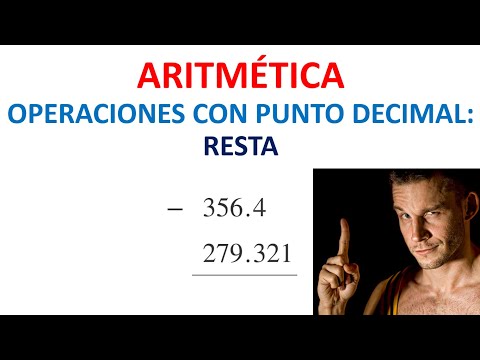 2. RESTAS CON PUNTO DECIMAL Muuuuy Fácil PARA PRINCIPIANTES 💚