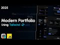 Create A Stunning Portfolio Using Tailwind In Just 2 Hours No Talking