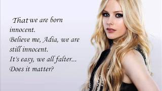Avril Lavigne - Adia (lyrics on screen).wmv