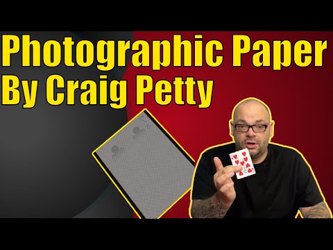 Photographic Paper By Craig Petty | Magic Using WOW 3