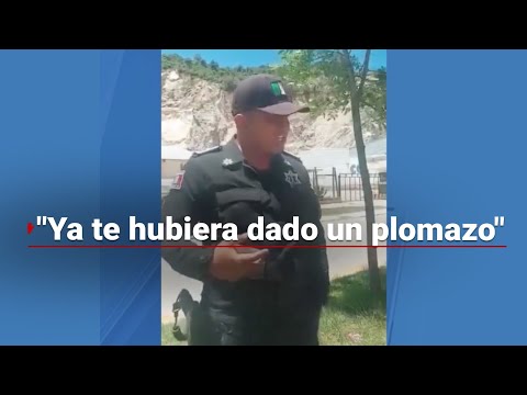 "YA TE HUBIERA DADO UN PLOMAZO" | Policía detiene a conductor y amenaza con llevarlo preso