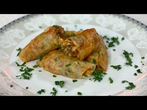 Video thumbnail: Presh të Mbushur me Mish të Grirë dhe Oriz – Receta me Shije Speciale