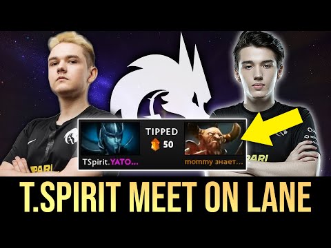 T.Spirit meet on lane — YATORO vs COLLAPSE