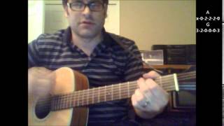 How to play In Your Eyes by Peter Gabriel covered by Jeffery Gaines on acoustic guitar