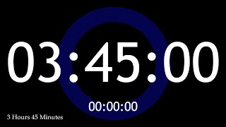 3 HOUR 45 MINUTE TIMER & ALARM