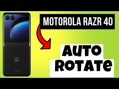 Auto Rotate Motorola Razr 40 || How to set auto rotate || How to use auto rotate options