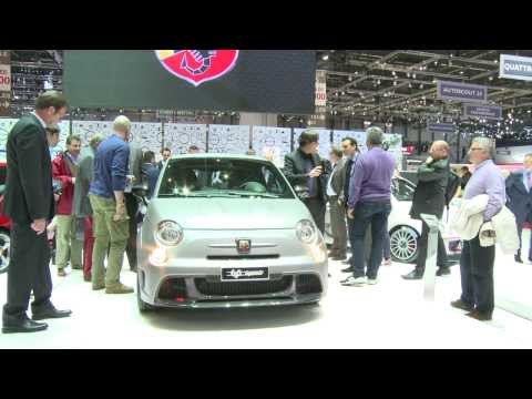 Presentación del Abarth 695 Biposto en el Salón de Ginebra 2014
