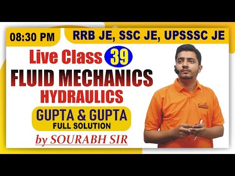 🔴 Live Class #39 | Gupta & Gupta | RRB JE | SSC JE | UPSSSC JE | Civil Engineering | by Sourabh Sir Video