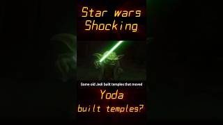 Some old Jedi built temples that moved —Not through space #starwars #yoda #darthvader #obiwankenobi