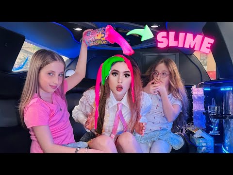 MI HANNO BUTTATO LO SLIME NEI CAPELLI per TIK TOK dentro la LIMOUSINE!!!👩🏼‍🦰✂️- by Charlotte M.