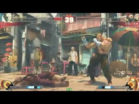 SF4:Eco (Ab),Pie (Sa),Menin (Bi) vs Akai Usagi (Go),Jojo (Ve),Guy (Guile) - NSB 12