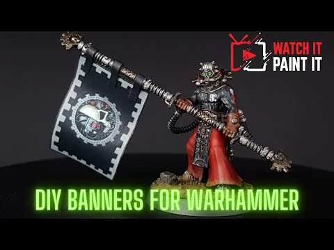 How to make banners and flag bearers for Warhammer | AoS | WH40K