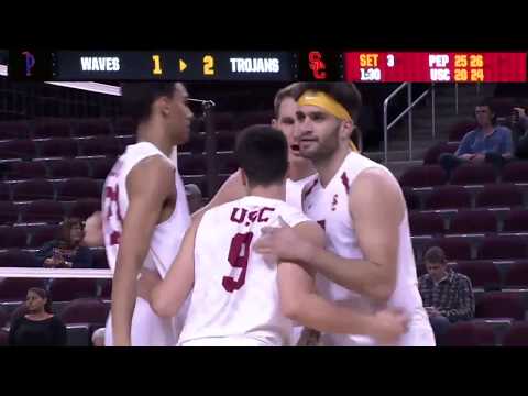 Men’s Volleyball: USC 0, Pepperdine 3 - Highlights 3/29/18