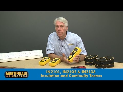 Martindale IN2100 Series Insulation and Continuity Testers