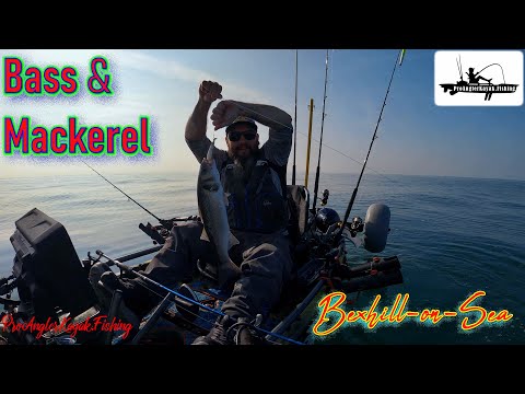 KAYAK FISHING - BASS & MACKEREL SESSION BEFORE WEATHER TURNS - PROANGLERKAYAKFISHING