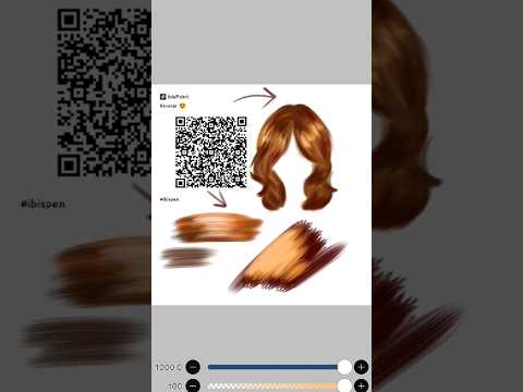 Коды на кисти в Ибис пейнт. волосы #кисть #художник #art #коды