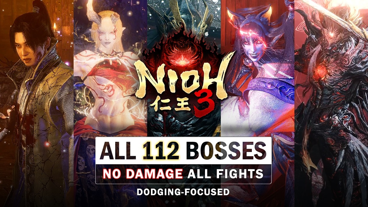 Nioh 3 - All 112 Boss Fights & Locations (No Damage)