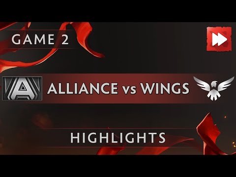 Alliance vs Wings Gaming [Game 2] The International 2016 Group Stage - Dota Highlights
