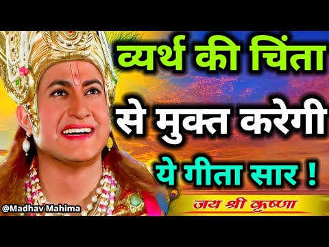 व्यर्थ की चिंता से मुक्त करेगी ये गीता सार ||Geeta Gyan for success || #motivation #Bhagwatgeeta