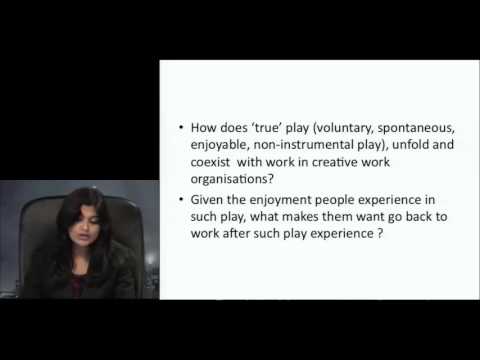 All work and all play:  an ethnography of creative work