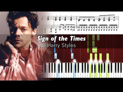 Harry Styles - Sign of the Times - Accurate Piano Tutorial with Sheet Music
