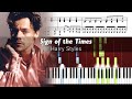 Harry Styles - Sign of the Times - Accurate Piano Tutorial with Sheet Music