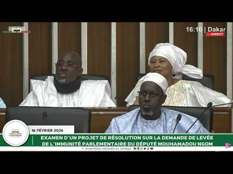 Assemblée Nationale : Demande levée de l'immunité parlementaire du député Farba NGOM.