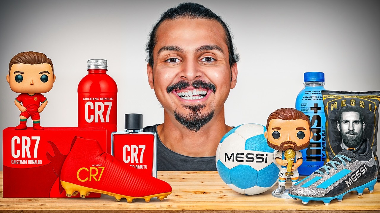 منتجات ميسي VS منتجات كريستيانو